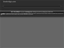 Tablet Screenshot of linebridge.com